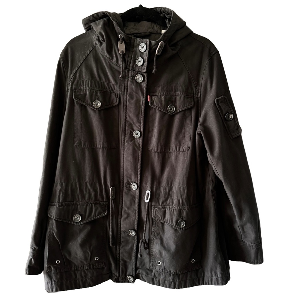 Levi’s Parka Jacket Women’s XL Black